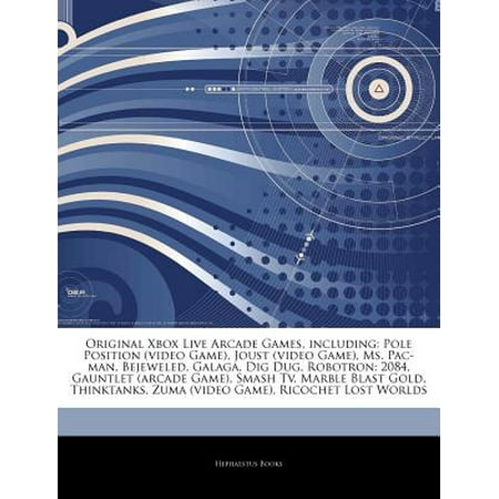 Articles on Original Xbox Live Arcade Games, Including: Pole Position (Video Game) , Joust (Video Game) , Ms. Pac-Man, Bejeweled, Galaga, Dig Dug, Robot