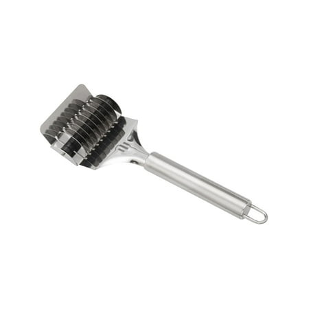 Stainless Steel Spaghetti Noodle Maker Lattice Roller Docker Dough Cutter Tool for Kitchen Cooking Baking
Stainless Steel Spaghetti Noodle Maker Lattice Roller Docker Dough Cutter Tool for Kitchen Cooking Baking