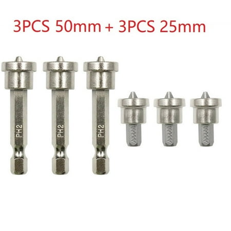 Hayafir 6pcs/Set Magnetic Positioning Screwdriver Bits Head Woodworking Screw Hex Shank
Hayafir 6pcs/Set Magnetic Positioning Screwdriver Bits Head Woodworking Screw Hex Shank
