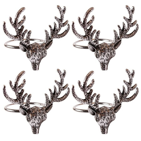 4pcs Deer Head Napkin Rings Christmas Napkin Buckle Xmas Party Holiday Dinner Decor
4pcs Deer Head Napkin Rings Christmas Napkin Buckle Xmas Party Holiday Dinner Decor