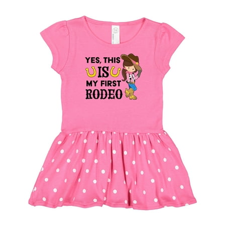 Inktastic Yes This is My First Rodeo- Cowgirl in Hat and Boots Gift Baby Girl Dress
Inktastic Yes This is My First Rodeo- Cowgirl in Hat and Boots Gift Baby Girl Dress