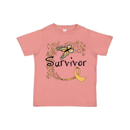 Inktastic Childhood Cancer Survivor- Butterfly Ribbon Gift Toddler Boy or Toddler Girl T-Shirt
Inktastic Childhood Cancer Survivor- Butterfly Ribbon Gift Toddler Boy or Toddler Girl T-Shirt