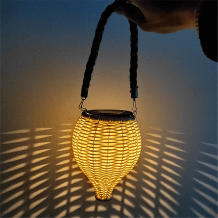 JUSTUP Outdoor Solar Rattan Light with Handle for Hanging or Table Lamp Decorative Patio Yard Garden Pathway Walkway Christmas (Brown)
JUSTUP Outdoor Solar Rattan Light with Handle for Hanging or Table Lamp Decorative Patio Yard Garden Pathway Walkway Christmas (Brown)