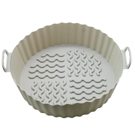 YUNx Baking Tray Wave Texture Binaural Handle Heat-resistant Oilproof Groove Design Round Silicone Tray for Kitchen
YUNx Baking Tray Wave Texture Binaural Handle Heat-resistant Oilproof Groove Design Round Silicone Tray for Kitchen