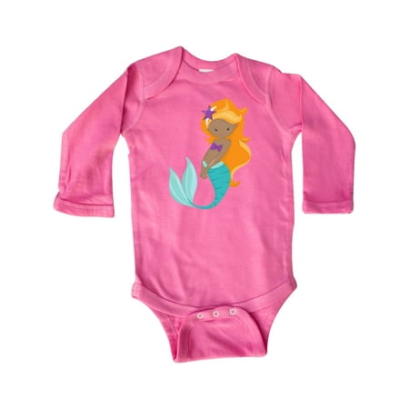 Inktastic African American Mermaid Orange Hair Sea Star Gift Baby Girl Long Sleeve Bodysuit
Inktastic African American Mermaid Orange Hair Sea Star Gift Baby Girl Long Sleeve Bodysuit