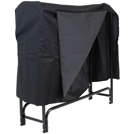Sunnydaze Decor Outdoor Firewood Log Rack with Cover