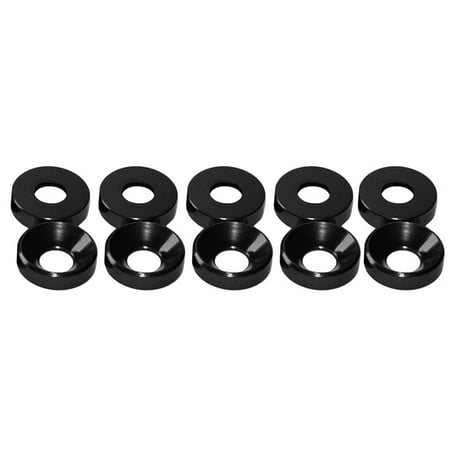 New Aluminum Alloy M5 Anodized Countersunk for Head Bolt Washers Gasket
