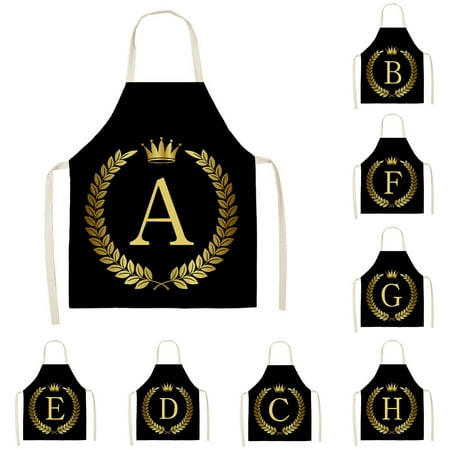 Cooking Apron Soft Touch Waterproof Flax Alphabet Pattern Printed Kitchen Long Bib Home Supplies
Cooking Apron Soft Touch Waterproof Flax Alphabet Pattern Printed Kitchen Long Bib Home Supplies