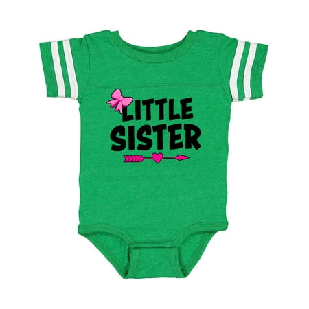 Inktastic Little Sister with Bow and Arrow Gift Baby Girl Bodysuit 
Inktastic Little Sister with Bow and Arrow Gift Baby Girl Bodysuit