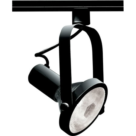 Gimbal Ring Track Head Light in Black Finish