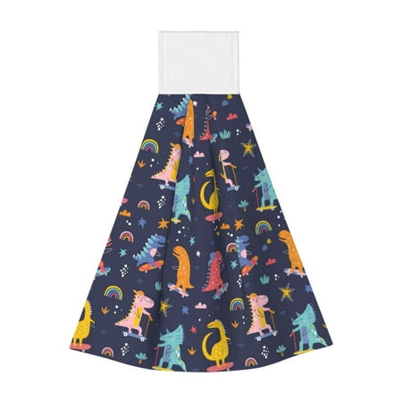 Kdxio Cartoon Dinosaur Hand Towel with Loop Hanging Towel Absorbent Tie Towels for Kitchen Tea Bar Bathroom Decor
Kdxio Cartoon Dinosaur Hand Towel with Loop Hanging Towel Absorbent Tie Towels for Kitchen Tea Bar Bathroom Decor