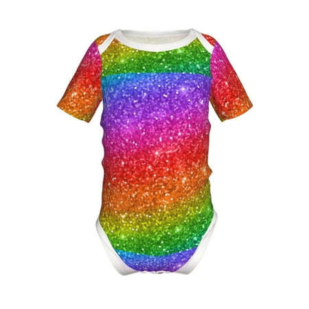 Junzan Colorful Glitter Print Short-Sleeve Baby Climbing Clothes Bodysuits for Infant One-Piece for Baby Boys & Girls Baby Clothes Baby Romper with Snap Closure-2 Years
Junzan Colorful Glitter Print Short-Sleeve Baby Climbing Clothes Bodysuits for Infant One-Piece for Baby Boys & Girls Baby Clothes Baby Romper with Snap Closure-2 Years