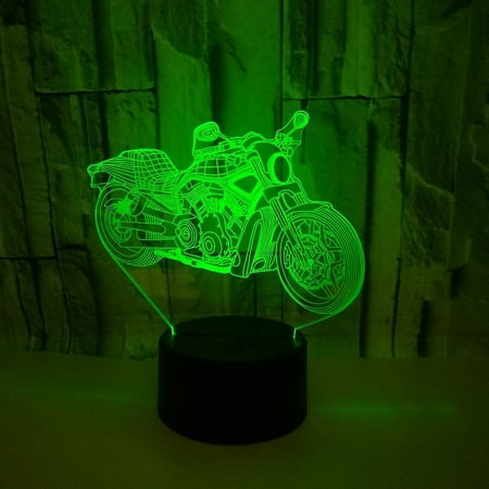 3d Led Optical Illusion Acrylic Night Light With Remote & Smart Touch 7 Colors Changingmotorcycle
3d Led Optical Illusion Acrylic Night Light With Remote & Smart Touch 7 Colors Changingmotorcycle