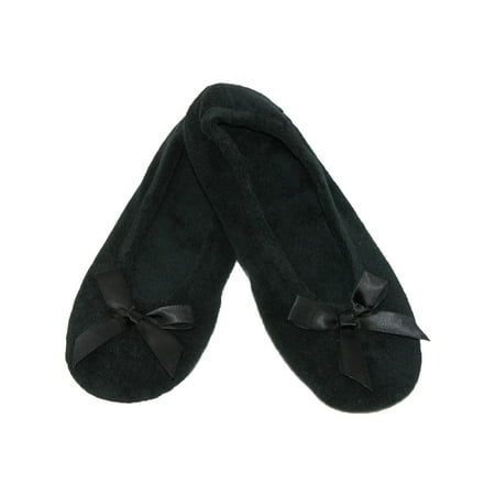 Isotoner Terry Classic Ballerina Slippers (Pack of 2) (Women)