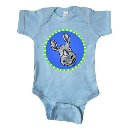 Inktastic Pocket Rhino Gift Baby Boy or Baby Girl Bodysuit