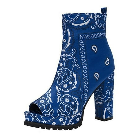 Dezsed Women s High-Heels Ankle Boots Clearance Fashion Large Size Boots For Women Boots Open Toe Thick Heel Ladies High Heels Boots Shoes Blue
Dezsed Women s High-Heels Ankle Boots Clearance Fashion Large Size Boots For Women Boots Open Toe Thick Heel Ladies High Heels Boots Shoes Blue