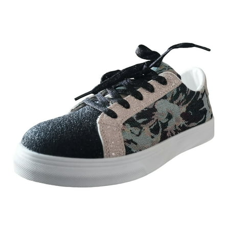 Fauean Womens Casual Shoes Flowers Print Flat Round Toe Breathable Lace up Cloth Shoes Black Size 42
Fauean Womens Casual Shoes Flowers Print Flat Round Toe Breathable Lace up Cloth Shoes Black Size 42