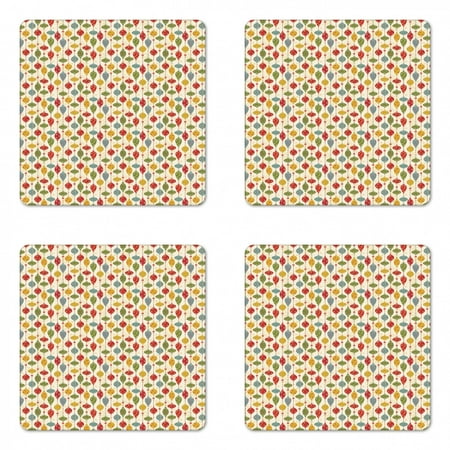 Christmas Coaster Set of 4 Ornamental New Year s Eve Party Elements as Colorful Balls with Snowflake Print Square Hardboard Gloss Coasters Standard Size Multicolor by Ambesonne
Christmas Coaster Set of 4 Ornamental New Year s Eve Party Elements as Colorful Balls with Snowflake Print Square Hardboard Gloss Coasters Standard Size Multicolor by Ambesonne