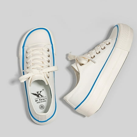 Women‘s Platform Canvas Shoes Square Toe Lace Up Breathable Sneakers Casual Low Top Shoes
Women‘s Platform Canvas Shoes Square Toe Lace Up Breathable Sneakers Casual Low Top Shoes