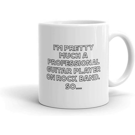 Funny Humor Novelty Professional Guitar Player Rock Band 11oz Coffee Tea Ceramic Cup Mug
Funny Humor Novelty Professional Guitar Player Rock Band 11oz Coffee Tea Ceramic Cup Mug