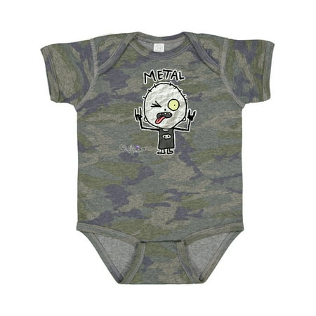 Inktastic Metal Face Gift Baby Boy or Baby Girl Bodysuit