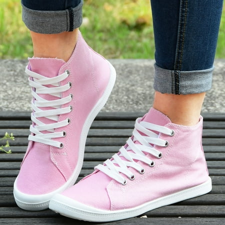 Christmas Loafers Ladies Shoes Solid Color Shoes For Women Autumn High Top Canvas Flat Soft Sneakers Vulcanize Women s Casual Shoes
Christmas Loafers Ladies Shoes Solid Color Shoes For Women Autumn High Top Canvas Flat Soft Sneakers Vulcanize Women s Casual Shoes