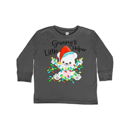 Inktastic Granny s Little Helper Cute Polar Bear with Christmas Lights Gift Toddler Boy or Toddler Girl Long Sleeve T-Shirt
Inktastic Granny s Little Helper Cute Polar Bear with Christmas Lights Gift Toddler Boy or Toddler Girl Long Sleeve T-Shirt