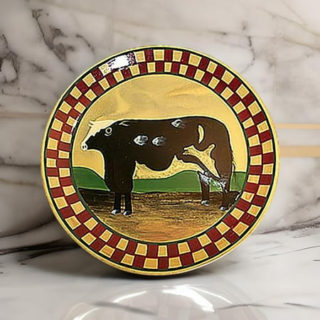 Collector Plates Ceramic Brown Cow Dinner Plate Handpainted | Renovator s Supply
Collector Plates Ceramic Brown Cow Dinner Plate Handpainted | Renovator s Supply