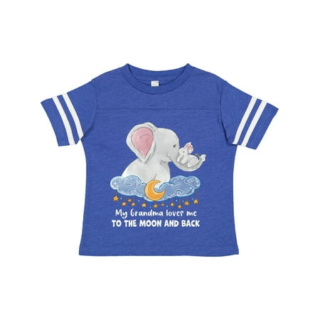 Inktastic My Grandma Loves Me to the Moon and Back Elephant Family Gift Toddler Boy or Toddler Girl T-Shirt
Inktastic My Grandma Loves Me to the Moon and Back Elephant Family Gift Toddler Boy or Toddler Girl T-Shirt