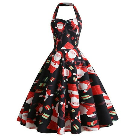 Maxi Dress for Women Wedding Dress Women s Summer Fashion Sleeveless Halter Vintage Christmas Print Party Swing Dress Summer Savings Clearance 2022 Summer Dresses Women Corset Dress Black 2XL
Maxi Dress for Women Wedding Dress Women s Summer Fashion Sleeveless Halter Vintage Christmas Print Party Swing Dress Summer Savings Clearance 2022 Summer Dresses Women Corset Dress Black 2XL