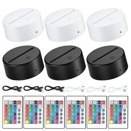 3D Night LED Light Lamp Base 16 Colors LED Light Display Base with Remote Control and USB Cable for Restaurant Room Shop
3D Night LED Light Lamp Base 16 Colors LED Light Display Base with Remote Control and USB Cable for Restaurant Room Shop
