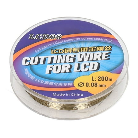 LCD Screen Cutting Wire Hardness Screen Cutting Line 0.08mm Diameter Portable Wear Resistance For Tablet Computer
LCD Screen Cutting Wire Hardness Screen Cutting Line 0.08mm Diameter Portable Wear Resistance For Tablet Computer