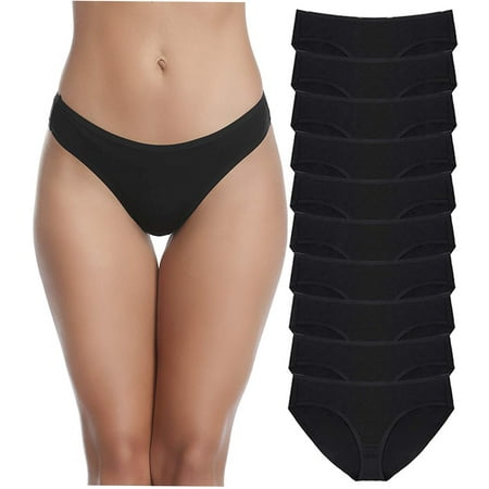 Women 1Pack Women S Low Rise Briefs Hipster Panties Xx-Large Black