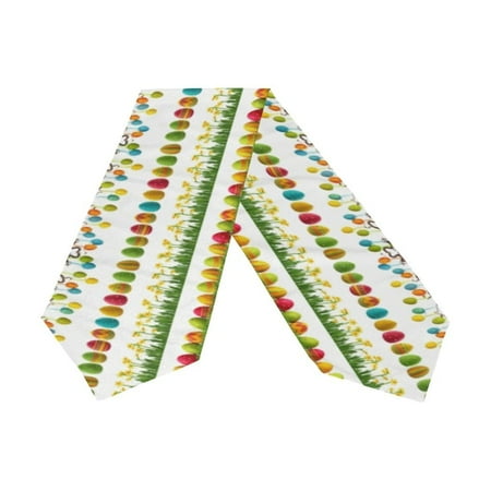 POPCreation Happy Easter Day Colorful Eggs Table Runner Bed Runner 13x90 Inches Home Table Top Decoration Wedding Party Decor
POPCreation Happy Easter Day Colorful Eggs Table Runner Bed Runner 13x90 Inches Home Table Top Decoration Wedding Party Decor