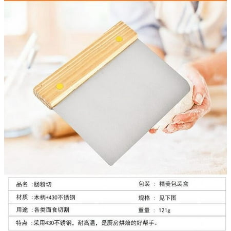 Laxiabr Cutterscutter Kitchen Stainless Steel Pastry Scraper - Dough Bench Scraper Bread Cutter Chopper with Non-Slip Wooden Handle and Measuring Scales for Kitchen (Silver One Size)
Laxiabr Cutterscutter Kitchen Stainless Steel Pastry Scraper - Dough Bench Scraper Bread Cutter Chopper with Non-Slip Wooden Handle and Measuring Scales for Kitchen (Silver One Size)