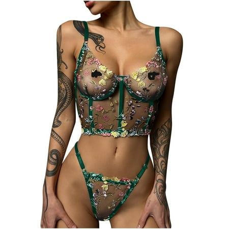 Lingerie For Women Deals!Kizly Womens Lingerie Women s Fashion Casual Floral Embroidery Vest Steel Ring Slim Lingerie Sets Anniversary Gift For Her
Lingerie For Women Deals!Kizly Womens Lingerie Women s Fashion Casual Floral Embroidery Vest Steel Ring Slim Lingerie Sets Anniversary Gift For Her