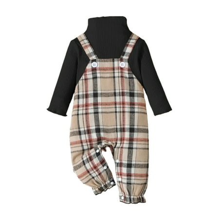 CocMouse Baby Girl Fall Romper Long Sleeve Mock Neck Plaid Patchwork Jumpsuit
CocMouse Baby Girl Fall Romper Long Sleeve Mock Neck Plaid Patchwork Jumpsuit