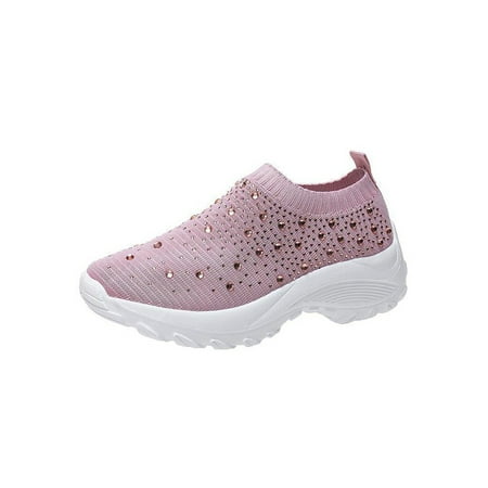 Ritualay Women Sneakers Slip On Casual Shoes Comfort Flats Lightweight Breathable Sock Sneaker Sports Yoga Non-Slip Walking Shoe Pink 9
Ritualay Women Sneakers Slip On Casual Shoes Comfort Flats Lightweight Breathable Sock Sneaker Sports Yoga Non-Slip Walking Shoe Pink 9