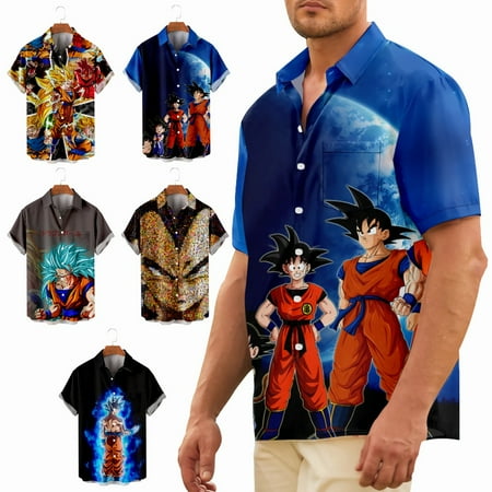 Dragon Ball Big Men s Button Down Short Sleeve Shirt & Top 3D Printed Summer Costume for Men Boys
Dragon Ball Big Men s Button Down Short Sleeve Shirt & Top 3D Printed Summer Costume for Men Boys