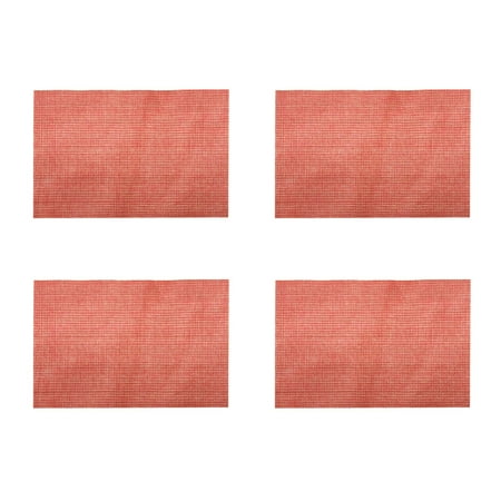 4pcs Placemats Easy to Clean Crisscross Woven Vinyl Place Mats Indoor Dining Durable Non-Slip Heat Resistant Table Mats - red
4pcs Placemats Easy to Clean Crisscross Woven Vinyl Place Mats Indoor Dining Durable Non-Slip Heat Resistant Table Mats - red