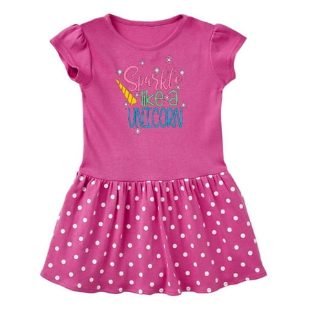 Inktastic Sparkle Like a Unicorn Gift Baby Girl Dress