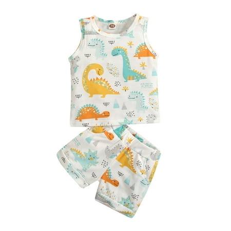 JDEFEG 5T Sweatsuit Boy Baby Boys Summer Sleeveless Dinosaur Vest T Shirts Tops Shorts Outfits Clothes Set Boy Girls Toddler Clothes Yellow 70
JDEFEG 5T Sweatsuit Boy Baby Boys Summer Sleeveless Dinosaur Vest T Shirts Tops Shorts Outfits Clothes Set Boy Girls Toddler Clothes Yellow 70