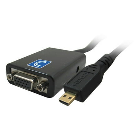 Comprehensive Hdmi D Male To Vga Female Converter - Hdmi\/vga For Audio\/video Device, Dvd Player, Blu-ray Player, Hdtv Set-top Boxes, Tv, Gaming Console - 4\