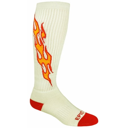 Epic Adult Flame Over The Calf Knee High Socks Pr