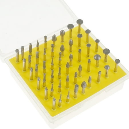 FUYGRCJ 50Pcs Diamond Coated Grinding Head Portable Diamond Rotary Grinding Burrs Set Multifunctional Diamond Carving Grinding Head for Stone Carving Engraving Grinding
FUYGRCJ 50Pcs Diamond Coated Grinding Head Portable Diamond Rotary Grinding Burrs Set Multifunctional Diamond Carving Grinding Head for Stone Carving Engraving Grinding