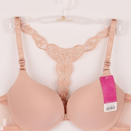Women s Racerback Front Closure Push Up Lace Bra Tshirt Padded Plunge Bra Beige 34B
Women s Racerback Front Closure Push Up Lace Bra Tshirt Padded Plunge Bra Beige 34B
