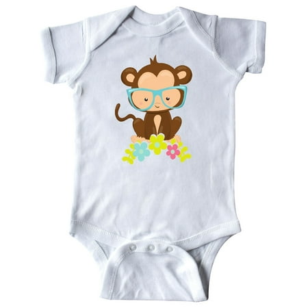 Inktastic Cute Monkey With Eyeglasses Colorful Flowers Gift Baby Boy or Baby Girl Bodysuit
Inktastic Cute Monkey With Eyeglasses Colorful Flowers Gift Baby Boy or Baby Girl Bodysuit