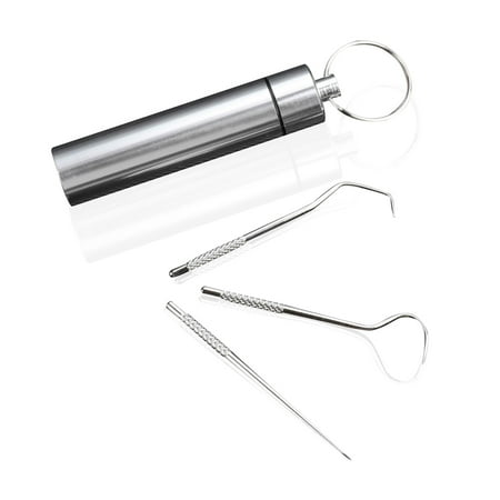 3 Pieces Toothpicks with Holder Adults Seniors Tools Containers Office Travel Daily Personal Supplies Gifts Silver
3 Pieces Toothpicks with Holder Adults Seniors Tools Containers Office Travel Daily Personal Supplies Gifts Silver