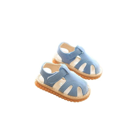 Woobling Unisex Flats Shoe Magic Tape Summer Sandal Comfortable Beach Sandals Girls Boys Casual Shoes Non-slip Closed Toe Lightweight Blue 5.5C
Woobling Unisex Flats Shoe Magic Tape Summer Sandal Comfortable Beach Sandals Girls Boys Casual Shoes Non-slip Closed Toe Lightweight Blue 5.5C