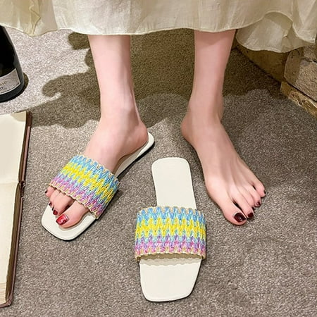 Slippers for Women Under $15 AXXD Women s Shoes Summer Fashion Slippers Pearl Decorate Pinch Toe Design Sandals for Easter Day Beige 7.5
Slippers for Women Under $15 AXXD Women s Shoes Summer Fashion Slippers Pearl Decorate Pinch Toe Design Sandals for Easter Day Beige 7.5